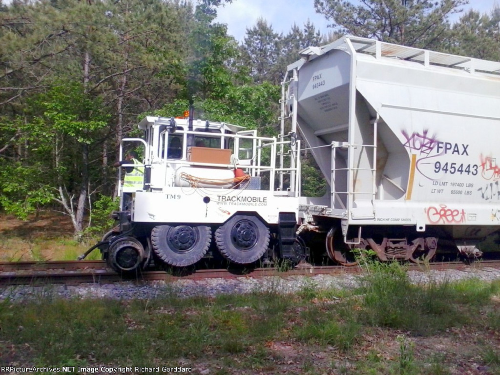 TrackMobile on the Old Grumman Spur now called the Calverton Spur